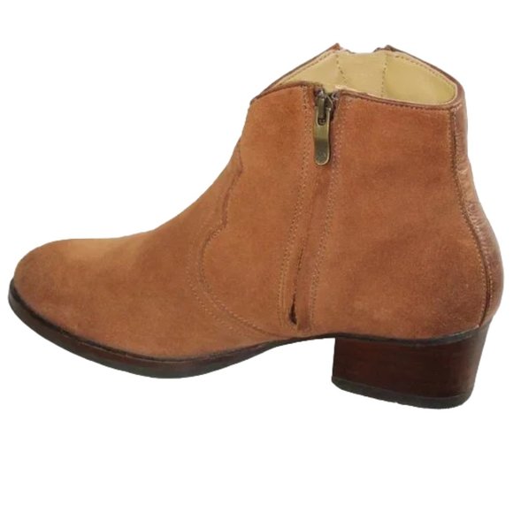 Bussola Alameda Annie Camel Brown Western Inspired Short Boot, Size 36 (… - Picture 5 of 8